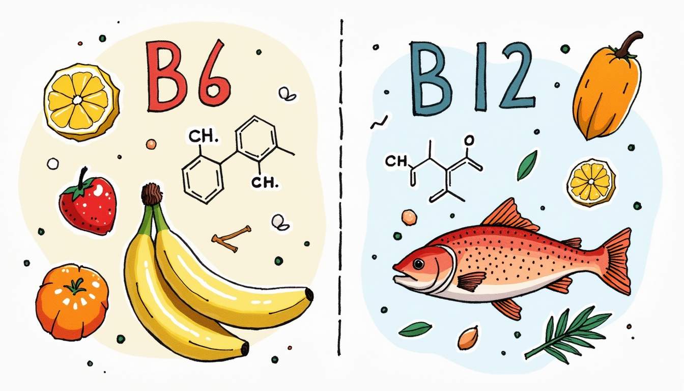 Vitamin b6 vs vitamin b12: understanding the key differences
