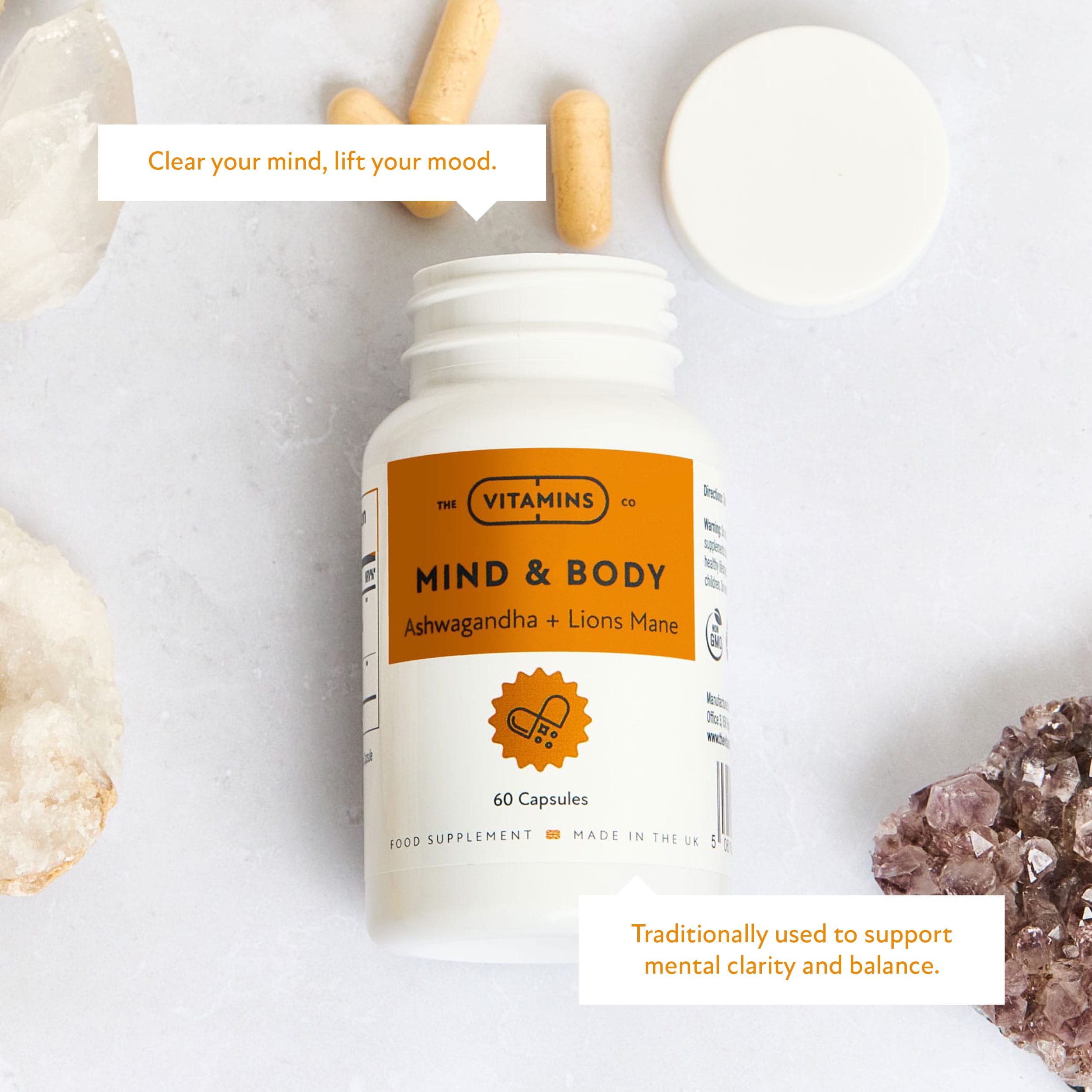 Mind & Body - Ashwagandha + Lions Mane