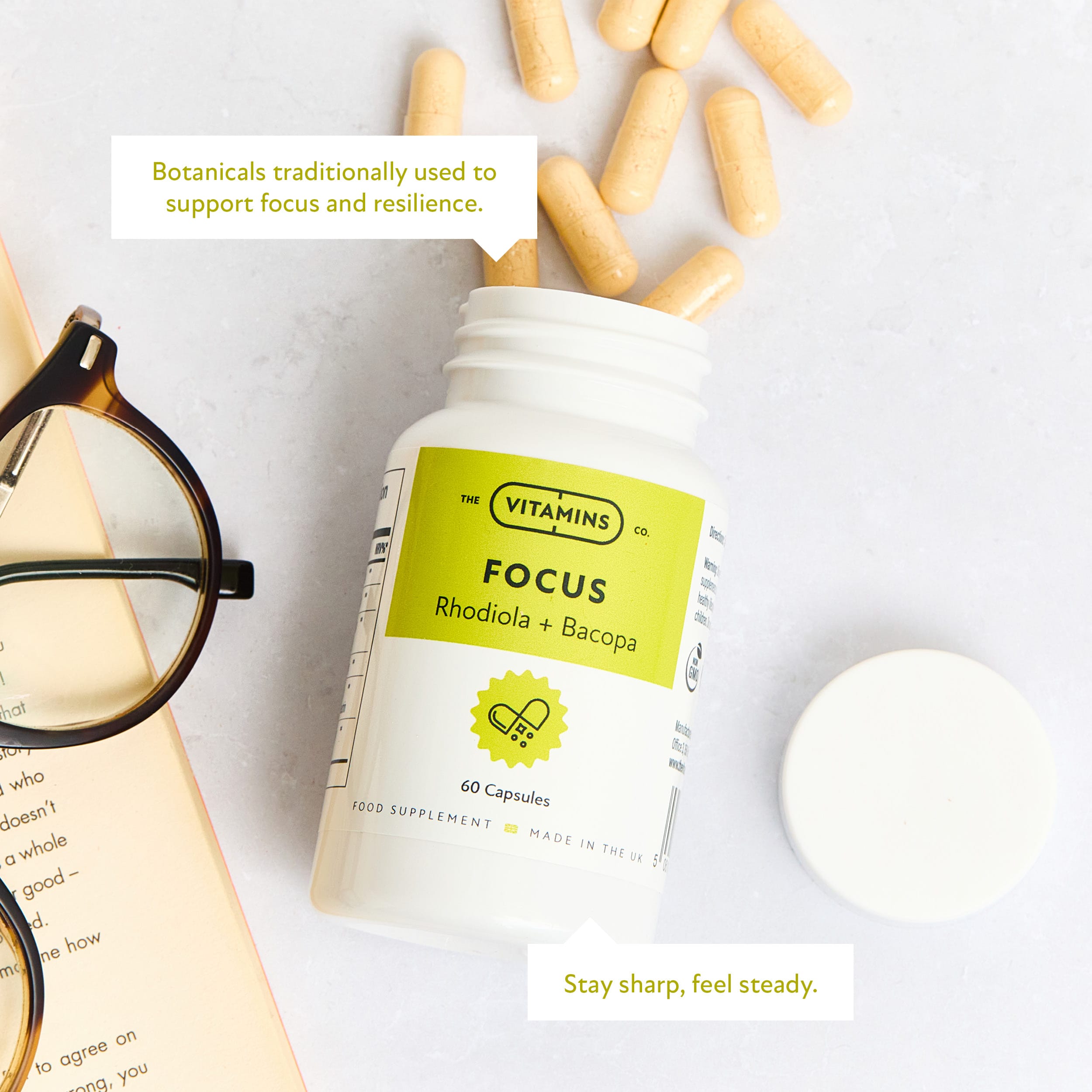 Focus - Rhodiola + Bacopa