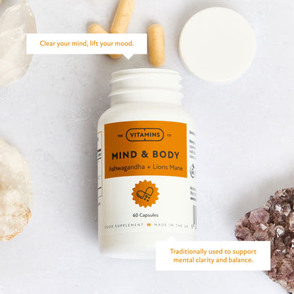 Mind & Body - Ashwagandha + Lions Mane